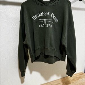 Brooks & Dunn Women's Green Hoodie